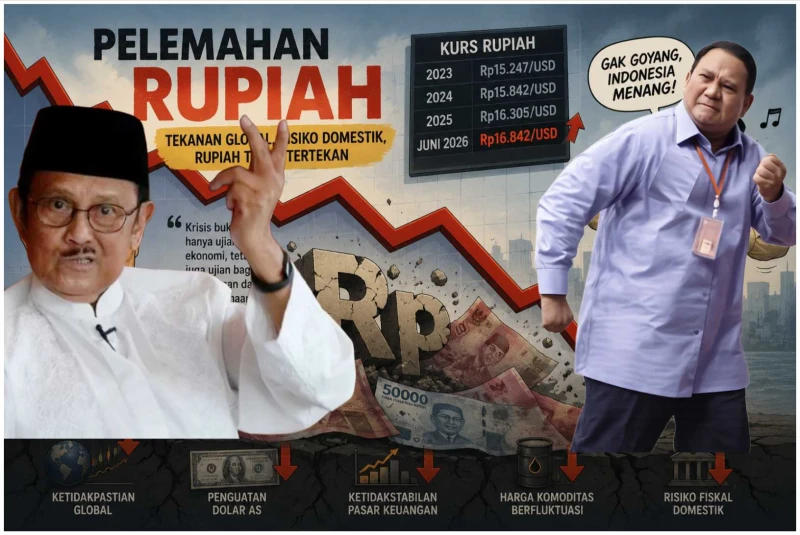 Analisis Pelemahan Rupiah dan Perbedaan Sikap Habibie vs Prabowo - Ole.co.id